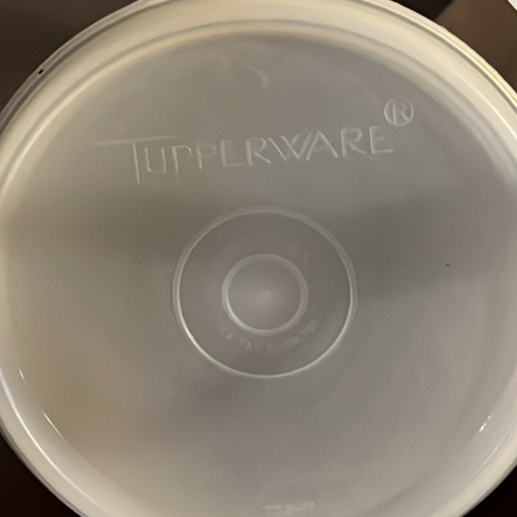 Vintage Tupperware Condiment server with 3 cups and Caddy - Picture 3 of 4